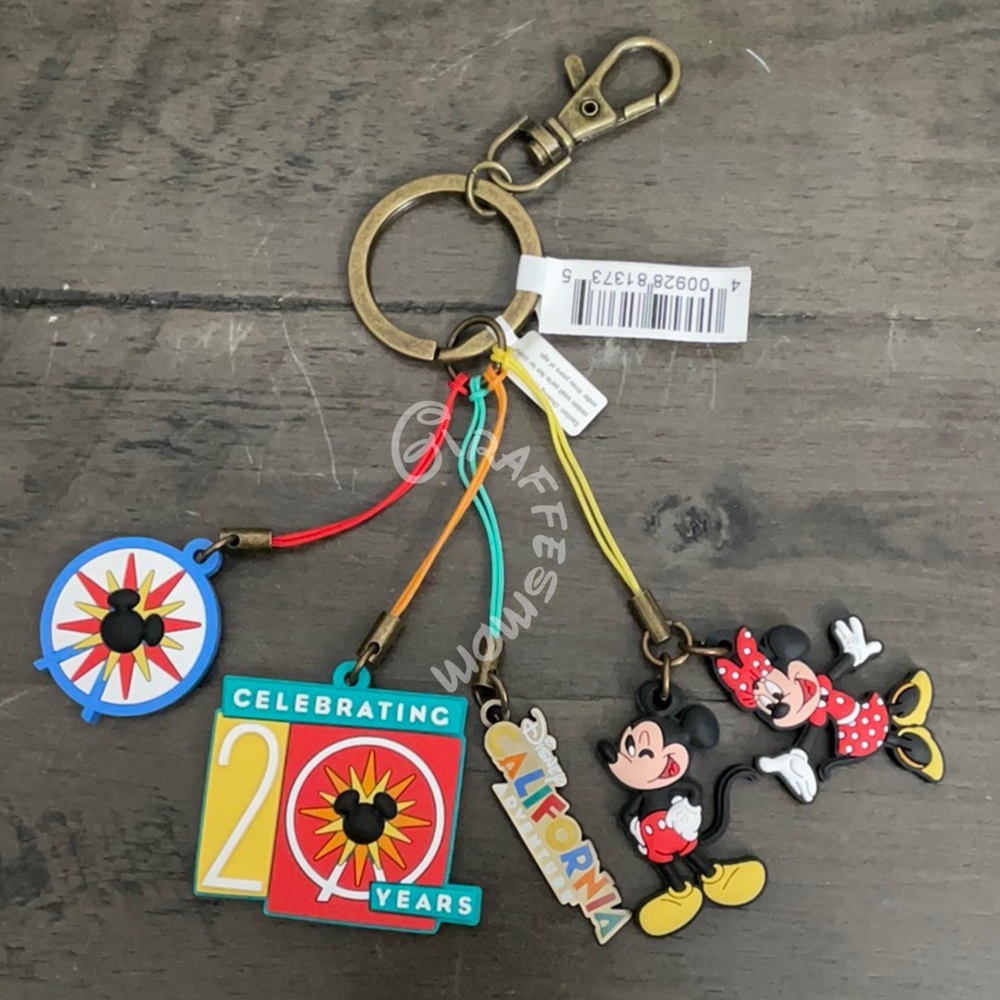 Disney California Adventure 20th Keychain